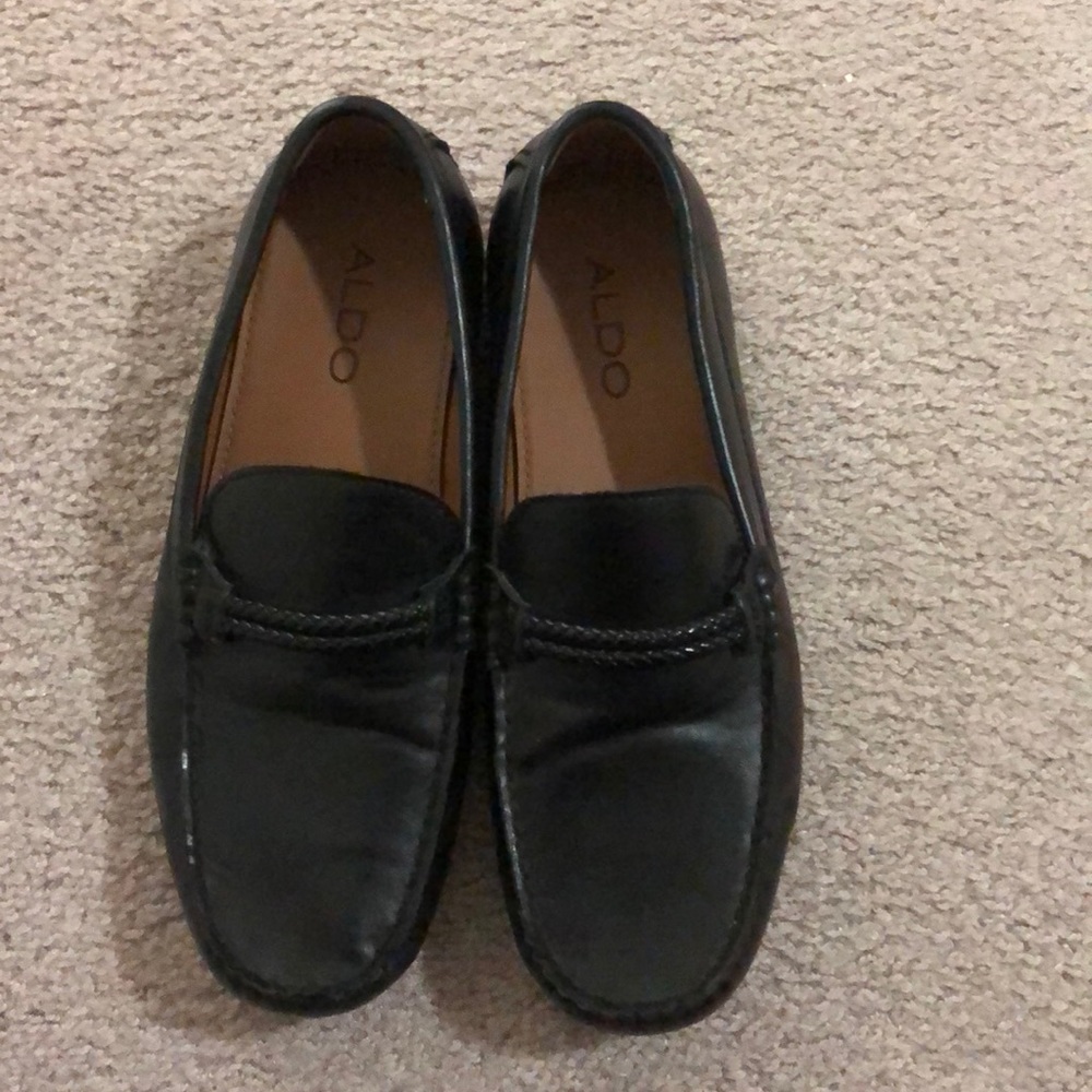 Men’s Aldo black loafers size 7 1/2